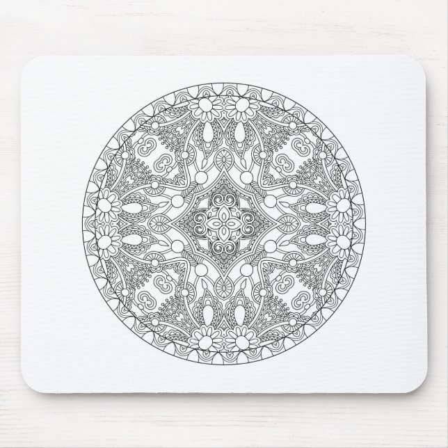 Zendala Design Mouse Pad (Front)