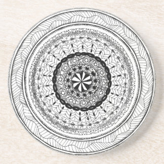Zendala "Meer" Sandstone Drink Coaster