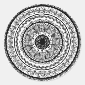 Zendala "Vanity" Round Sticker