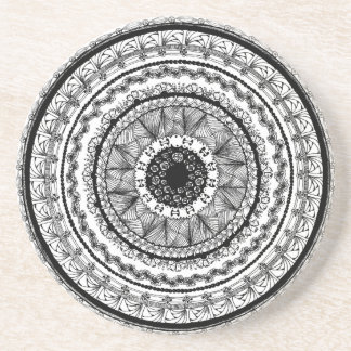 Zendala "Vanity" Sandstone Drink Coaster