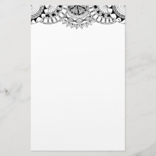 zendoodle mandala header 2 stationery
