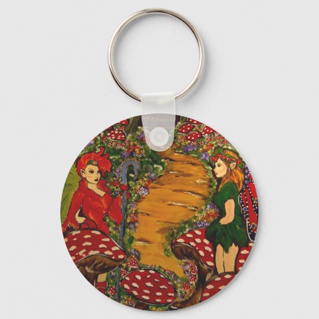 Zenefria & Samaia Fairy Keychain (Front)