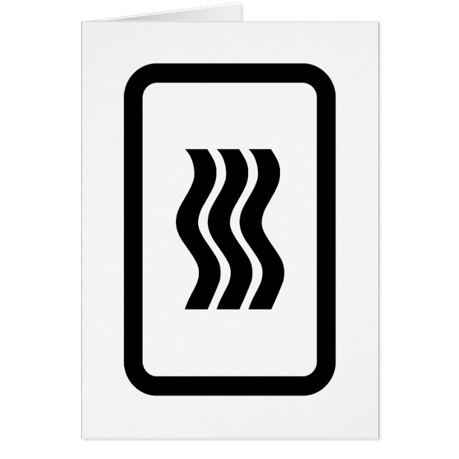 Zener Card | 3 Vertical Wavy Lines Card (Front)