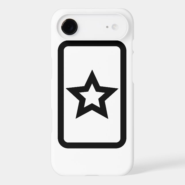 Zener Card | Hollow 5 Pointed Star (Back)