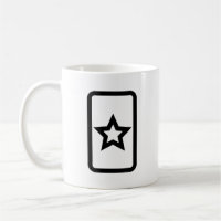 Zener Card | Hollow 5 Pointed Star