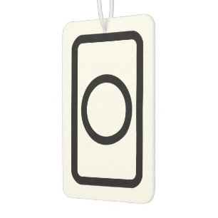 Zener Card   Hollow Circle Air Freshener