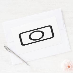 Zener Card   Hollow Circle Sticker
