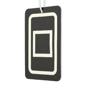 Zener Card   Hollow Square Air Freshener