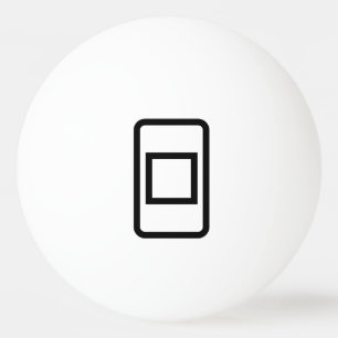 Zener Card Hollow Square Ping Pong Ball