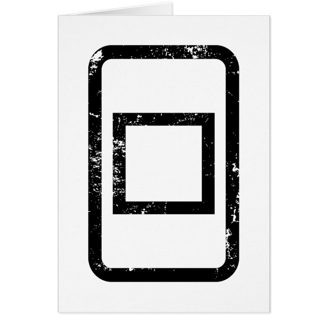 Zener Card | Hollow Square {Vintage} Card (Front)