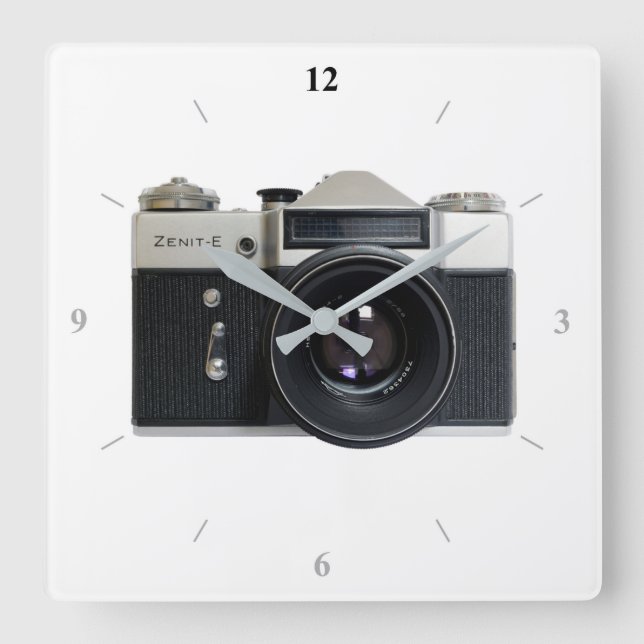 Zenith E Square Wall Clock (Front)
