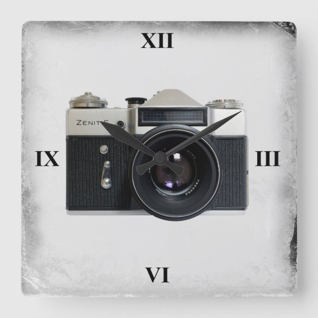 Zenith E Square Wall Clock (Front)