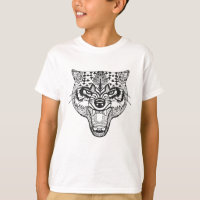 Zentangle Inspired Wolf