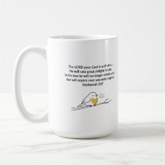 Zephaniah 3:17 Christian Mug | Faith Gift
