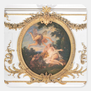 Zephyr and Flora, from the Salle de Conseil Square Sticker