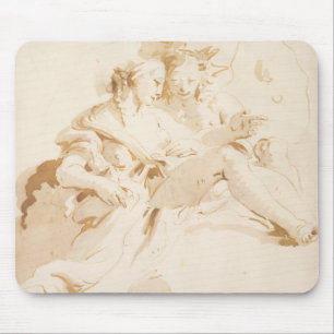 Zephyr and Flora Mouse Pad