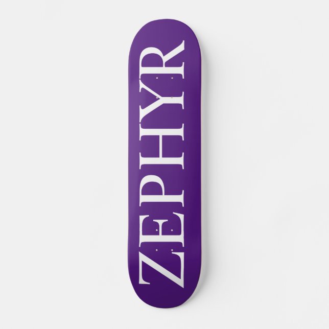 ZEPHYR  TRIBUTE Skateboard (Front)