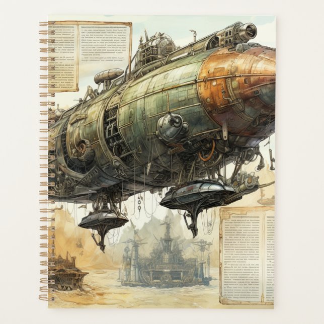 Zeppelin Steampunk vintage (8) (Devant)