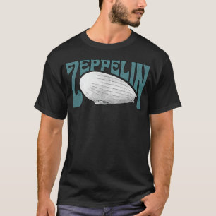 Zeppelin Vintage Art Blue Version vintage family T-Shirt