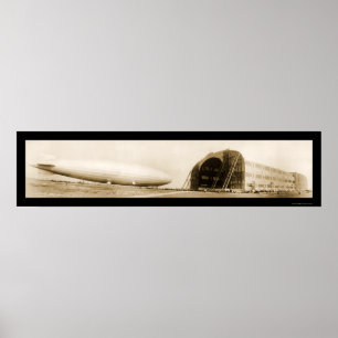 Zeppelin ZR3 Dirigible Huge Photo 1924 Poster