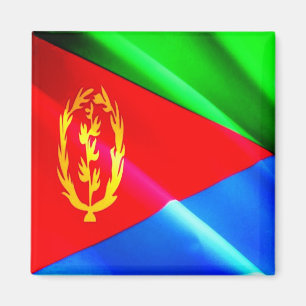 zER002 ERITREA, Waving Flag, Africa, Fridge Magnet