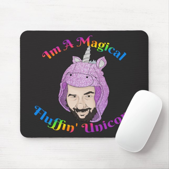 Zer0's Magical Fluffin Unicorn Mousepad (With Mouse)