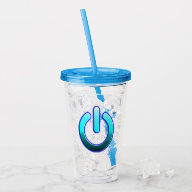 Zer0's Power Acrylic Tumbler (Front Ice)