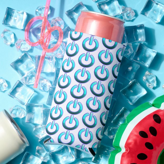 Zer0's Power Foam Slim Seltzer Can Cooler (In Situ Summer)
