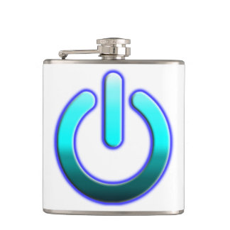 Zer0's Power Vinyl Wrapped Flask