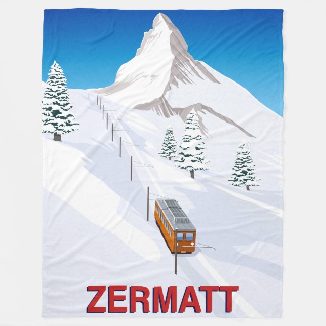 Zermatt Fleece Blanket (Front)