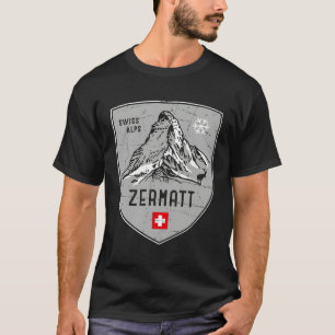 Zermatt Mountain Suisse Emblem Sweat - shirt à cap