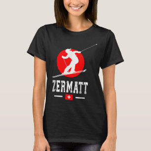 Zermatt Ski Resort Alps Swiss Mountains Switzerlan T-Shirt