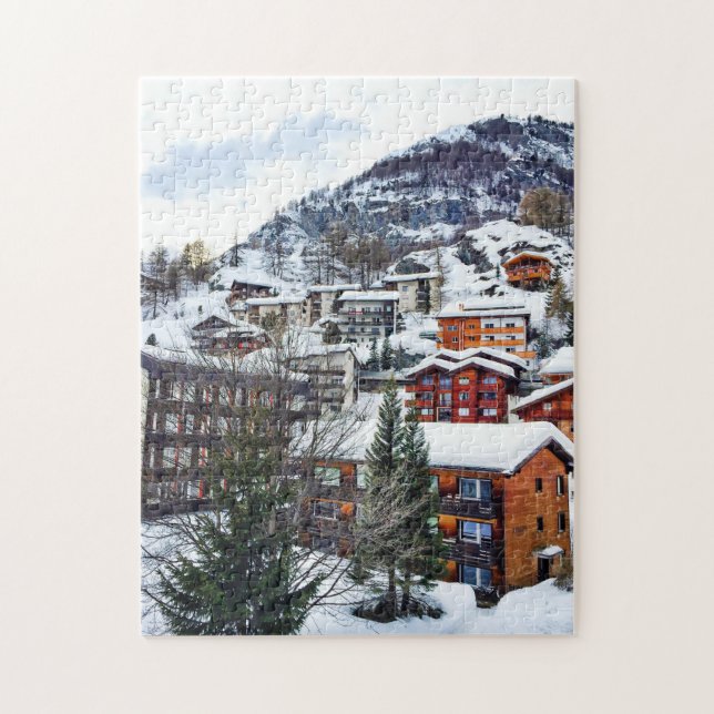 Zermatt. Swiss Alps Jigsaw Puzzle (Vertical)