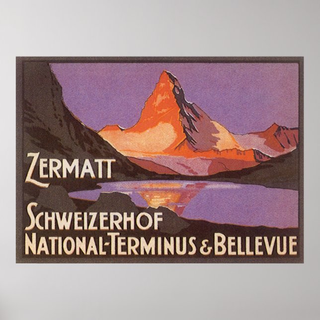 Zermatt Switzerland Poster (Front)
