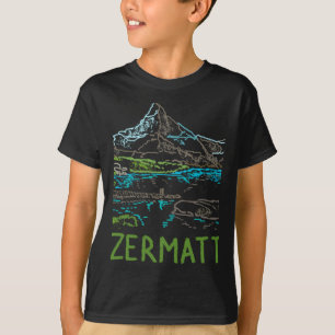 Zermatt Switzerland Souvenir Gift For Tourists Sti T-Shirt