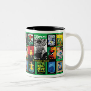 Zermeno: An American in Paris Two-Tone Coffee Mug