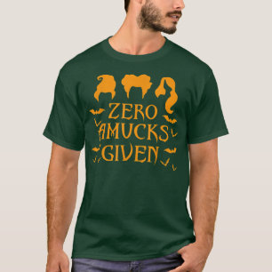 Zero Amucks Given Halloween Witch Trio T-Shirt