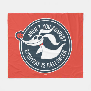 Zero   Aren't You Scared? Fleece Blanket