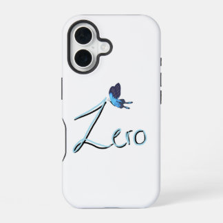 ZERO Blue Butterfly Black & Blue Gradient iPhone 16 Case