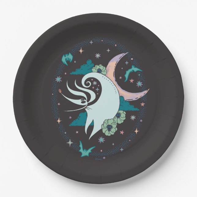 Zero Celestial Tarot Graphic Paper Plate (Front)