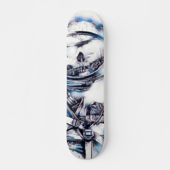 Zero Dead Man Element Custom Chrome Pro Park Board Skateboard (Front)