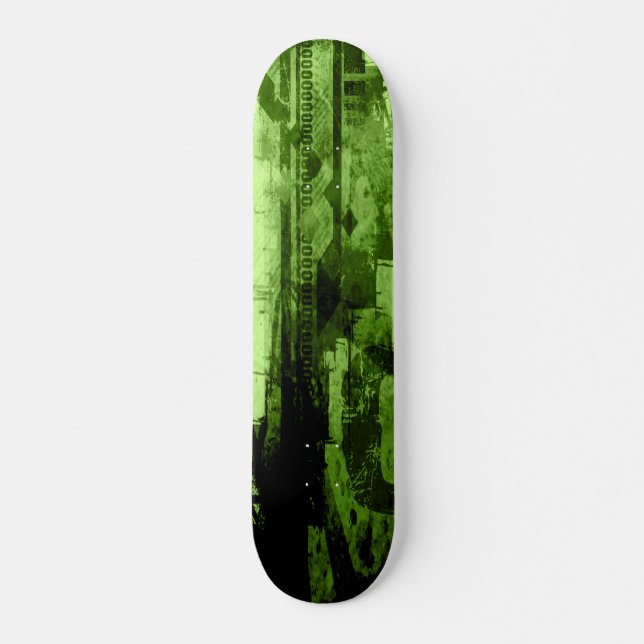 Zero Deck-Green Skateboard (Front)
