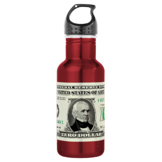 Zero Dollar Bill 532 Ml Water Bottle