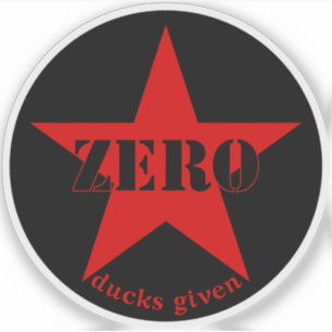 Zero Ducks Given Star (red)