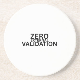 Zero External Validation Absorbent Sandstone Coaster