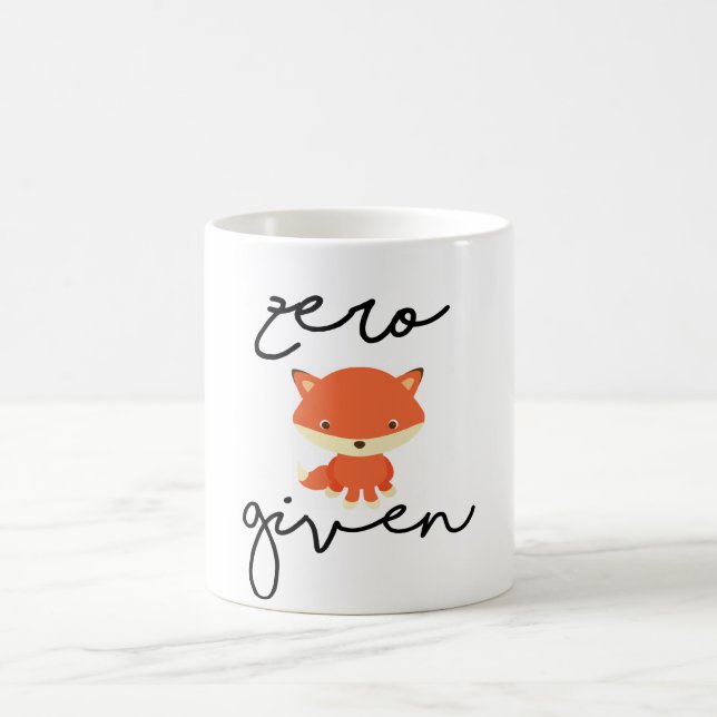 Zero Fox Given Coffee Mug (Center)