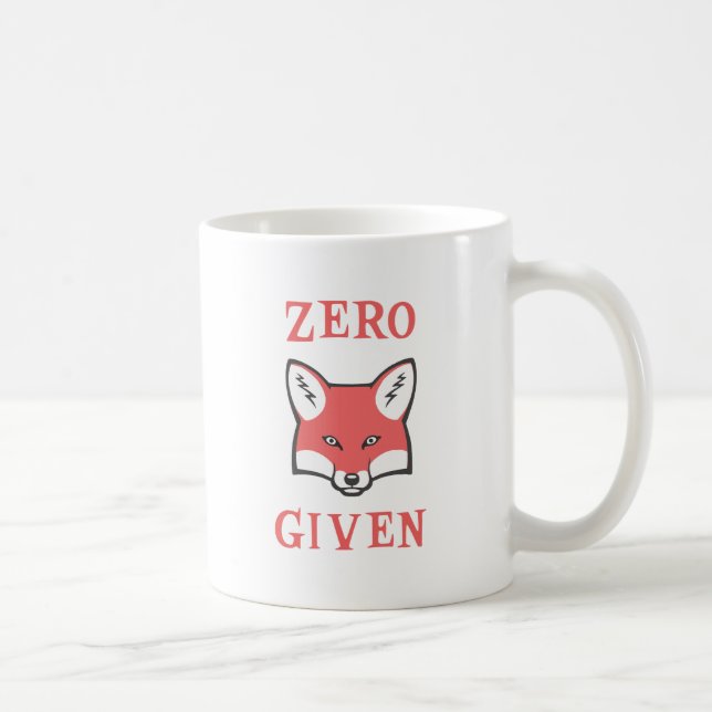Zero (Fox) Given Coffee Mug (Right)