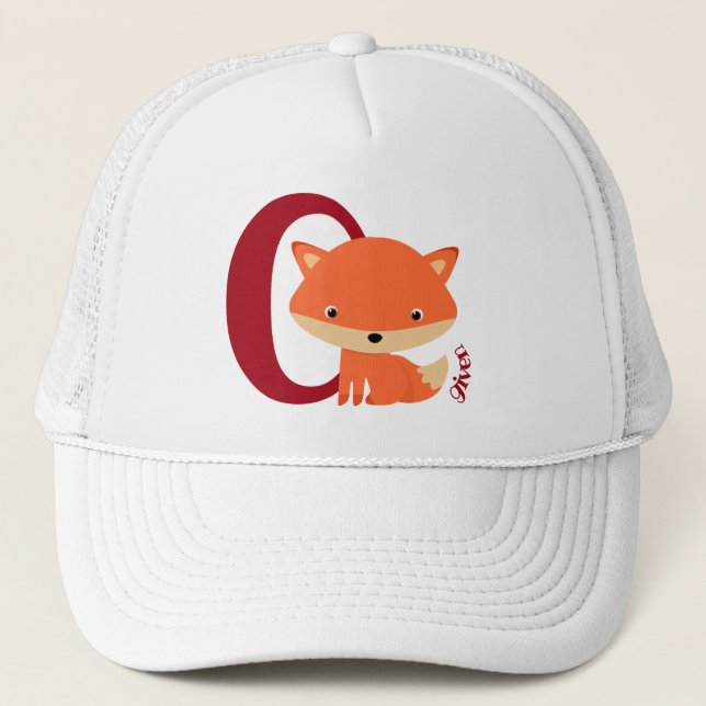 Zero Fox Given - cute sarcastic red fox Trucker Hat (Front)