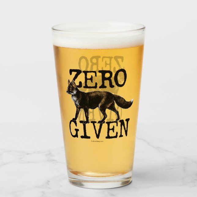 Zero (Fox) Given Glass (Front Filled)