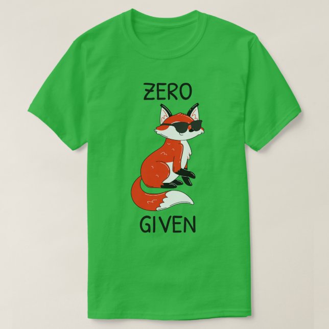 Zero Fox Given II T-Shirt (Design Front)